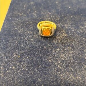 Slane citron sterling ring